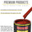 Scarlet Red Acrylic Enamel Auto Paint - Quart Paint Color Only - Professional Single Stage High Gloss Automotive Car Truck Equipment Coating, 2.8 VOC