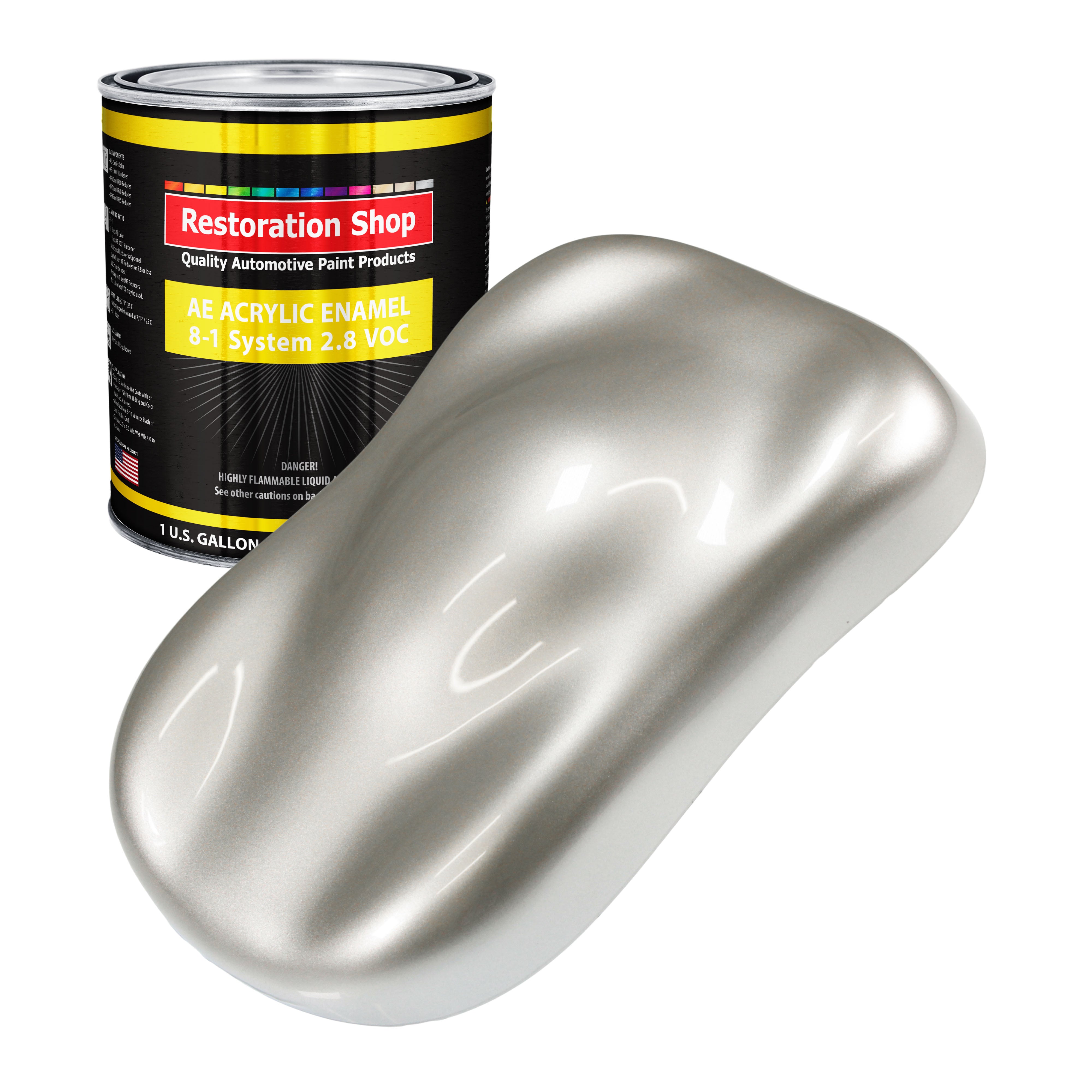 Sterling Silver Metallic Acrylic Enamel 1-Gallon – TCP Global