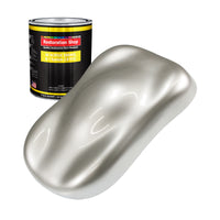 Sterling Silver Metallic Acrylic Enamel Auto Paint - Quart Paint Color Only - Professional Single Stage Automotive Car Truck Equipment Coating 2.8 VOC