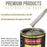 Warm Gray Metallic Acrylic Enamel Auto Paint (Complete Quart Paint Kit) Professional Single Stage Automotive Car Truck Coating, 8:1 Mix Ratio 2.8 VOC