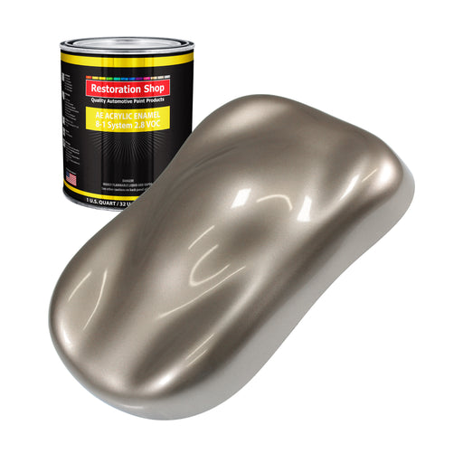 Arizona Bronze Metallic Acrylic Enamel Auto Paint - Quart Paint Color Only - Professional Single Stage Automotive Car Truck Equipment Coating, 2.8 VOC