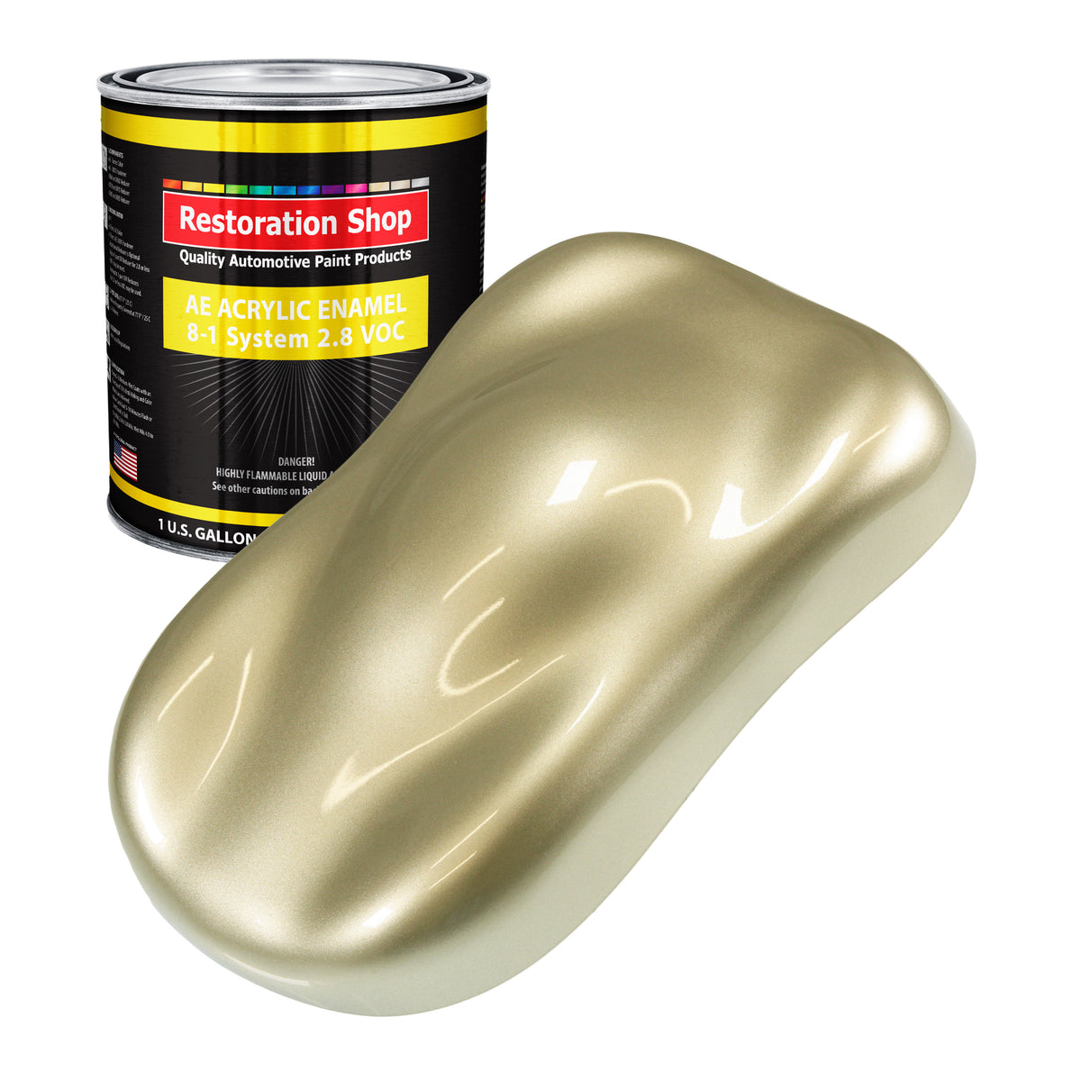 Antique Gold Metallic Acrylic Enamel 1-Gallon — TCP Global