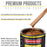 Malibu Sunset Orange Metallic Acrylic Enamel Auto Paint - Gallon Paint Color Only - Professional Single Stage Automotive Car Truck Coating, 2.8 VOC