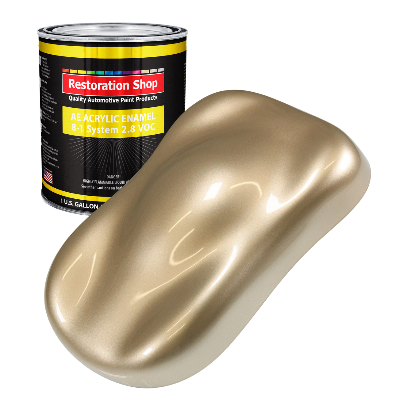 Acrylic Enamel Paint - Driftwood Beige Metallic