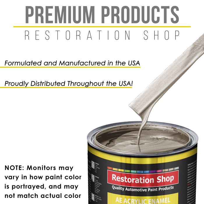 Mocha Frost Metallic Acrylic Enamel Auto Paint - Gallon Paint Color Only - Professional Single Stage Automotive Car Truck Equipment Coating, 2.8 VOC