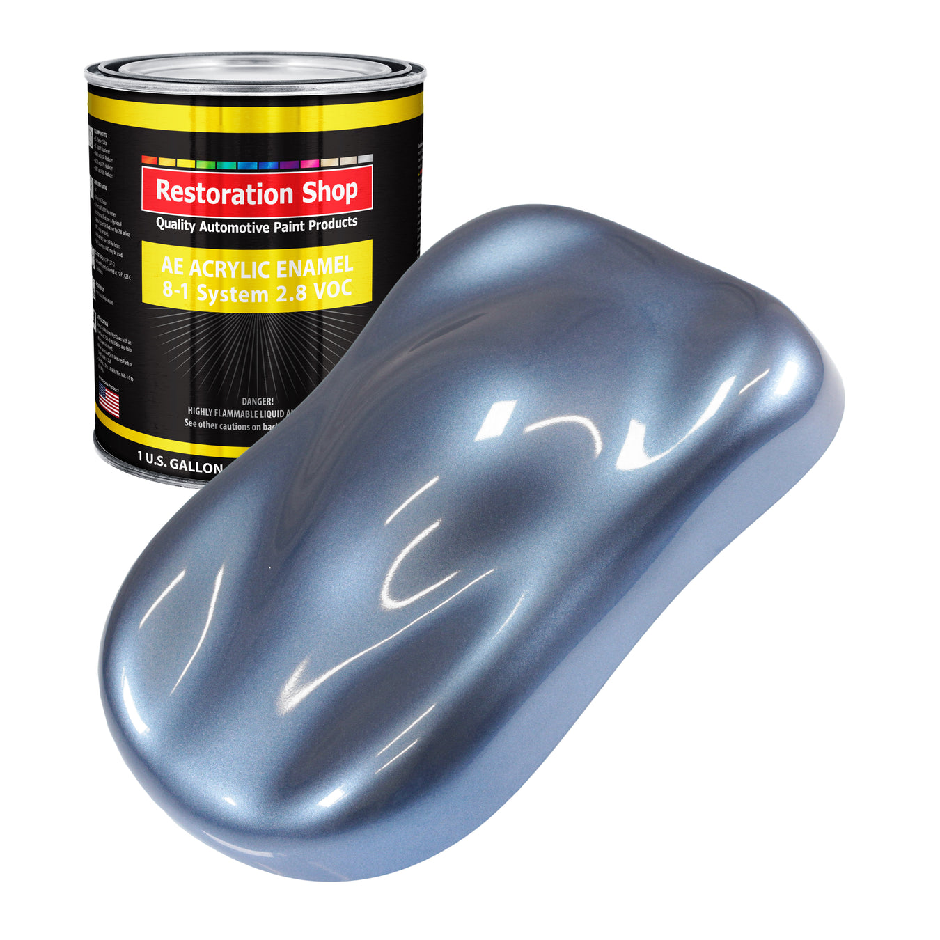 Acrylic Enamel Paint - Sonic Blue Metallic