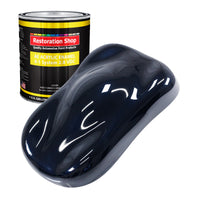 Nightwatch Blue Metallic Acrylic Enamel Auto Paint - Gallon Paint Color Only - Professional Single Stage Automotive Car Equipment Coating, 2.8 VOC