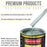 Frost Green Metallic Acrylic Enamel Auto Paint - Gallon Paint Color Only - Professional Single Stage Automotive Car Truck Equipment Coating, 2.8 VOC