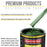 British Racing Green Metallic Acrylic Enamel Auto Paint - Complete Gallon Paint Kit - Pro Single Stage Automotive Car Coating, 8:1 Mix Ratio 2.8 VOC