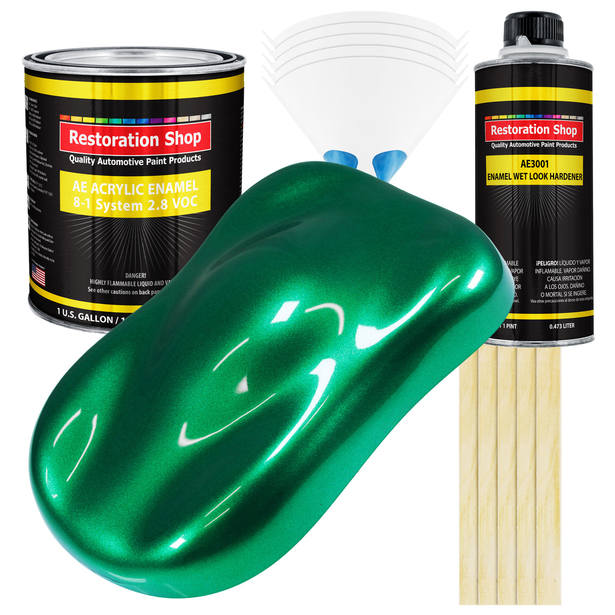 ProductionShop Plum Crazy Metallic Acrylic Enamel Paint Gallon Kit - High Gloss Finish 10 thumbnail image