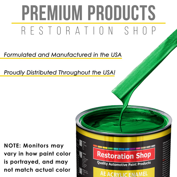 Firemist Green Acrylic Enamel Auto Paint - Gallon Paint Color Only - Professional Single Stage Gloss Automotive Car Truck Equipment Coating, 2.8 VOC