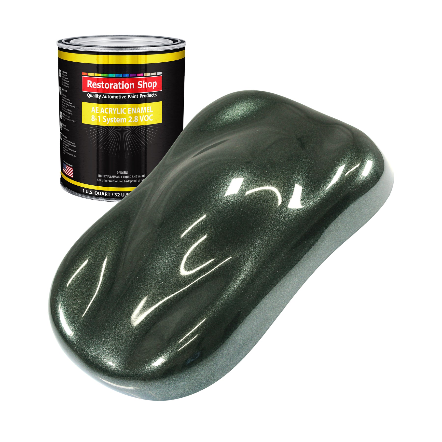 Fathom Green Firemist Acrylic Enamel 1-Quart — TCP Global