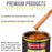 Firemist Orange Acrylic Enamel Auto Paint - Quart Paint Color Only - Professional Single Stage Gloss Automotive Car Truck Equipment Coating, 2.8 VOC