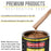 Bronze Firemist Acrylic Enamel Auto Paint - Complete Quart Paint Kit - Professional Single Stage Automotive Car Truck Coating, 8:1 Mix Ratio 2.8 VOC
