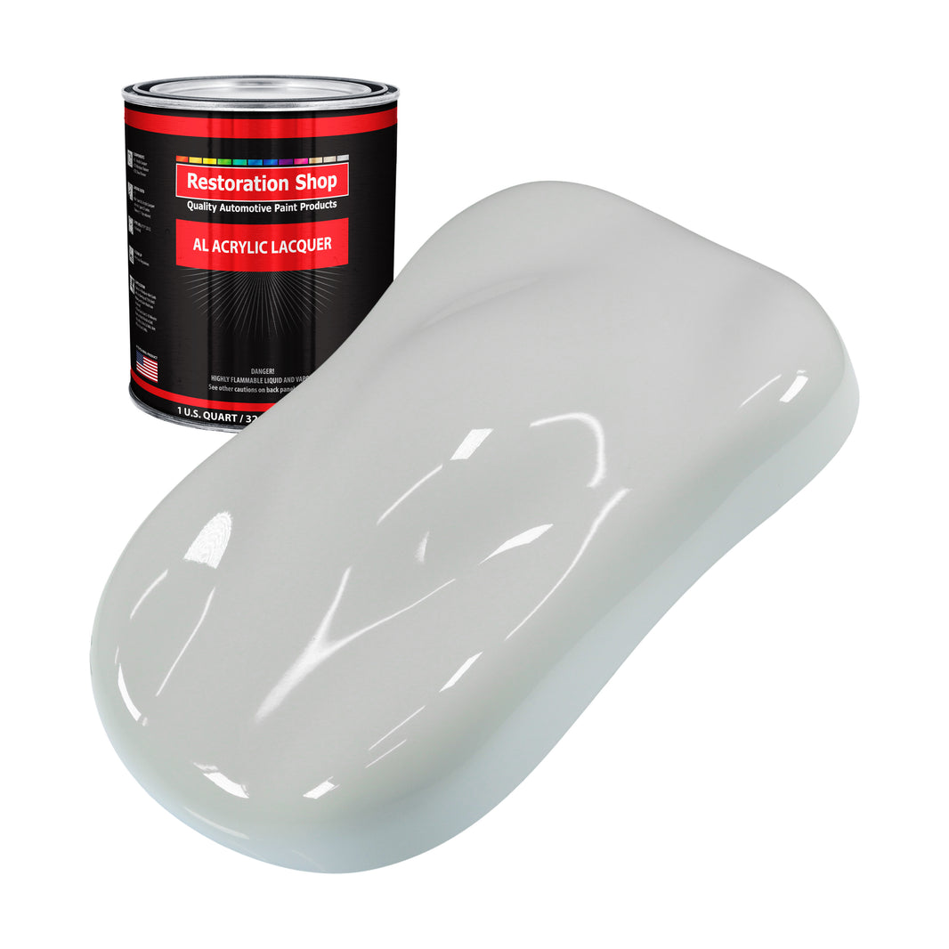 Classic White - Acrylic Lacquer Auto Paint - Quart Paint Color Only - Professional Gloss Automotive, Car, Truck, Guitar & Furniture Refinish Coating
