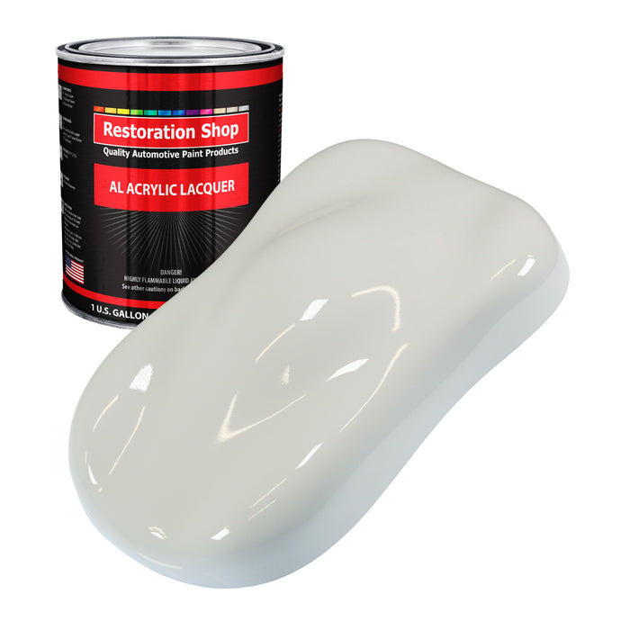 Linen White - Acrylic Lacquer Auto Paint - Gallon Paint Color Only - Professional Gloss Automotive, Car, Truck, Guitar & Furniture Refinish Coating