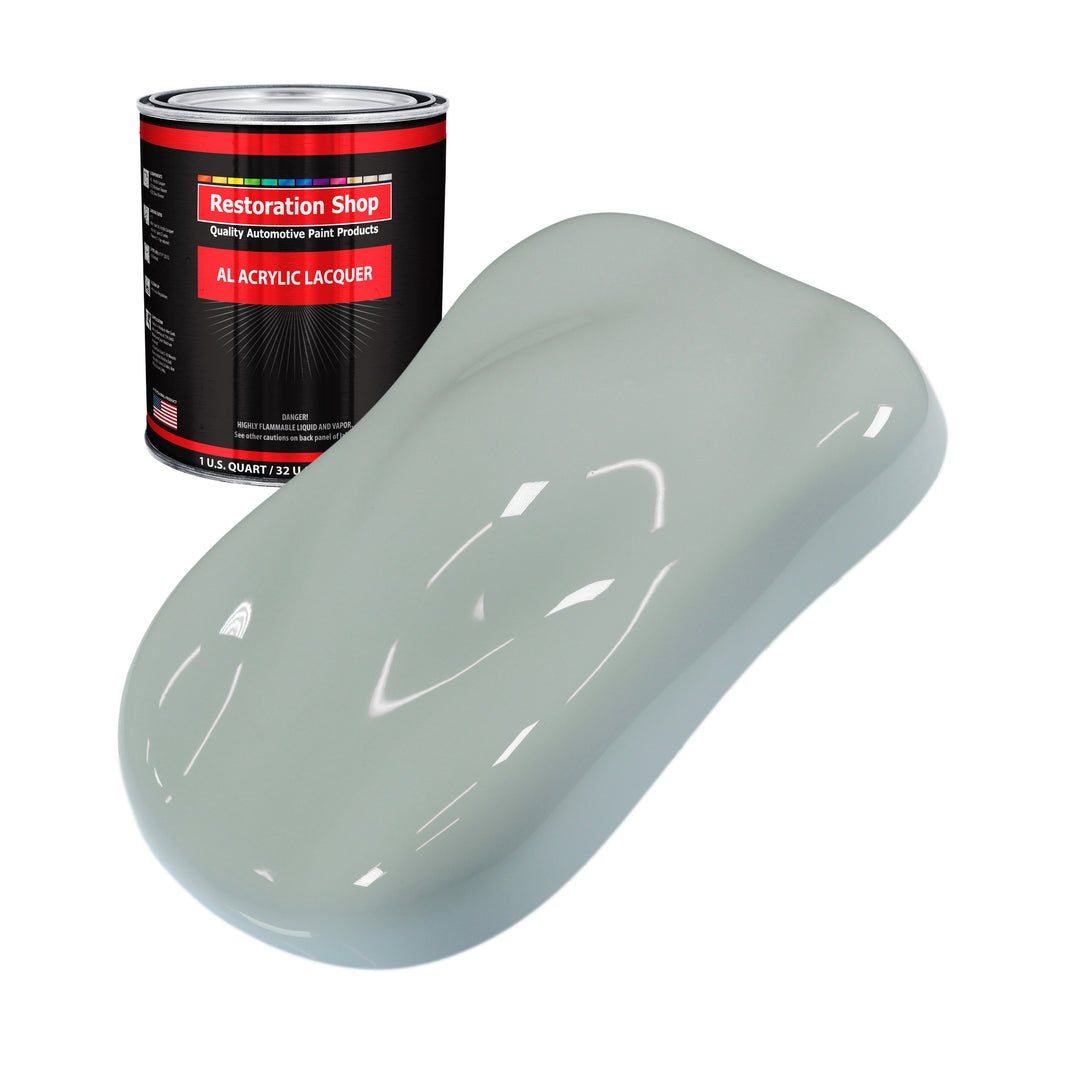 Fleet White - Acrylic Lacquer Auto Paint - Quart Paint Color Only - Professional Gloss Automotive, Car, Truck, Guitar & Furniture Refinish Coating