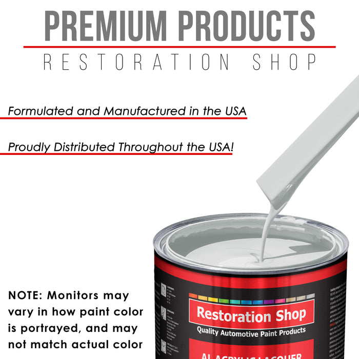 Championship White - Acrylic Lacquer Auto Paint - Gallon Paint Color Only - Professional Gloss Automotive Car Truck Guitar Furniture Refinish Coating