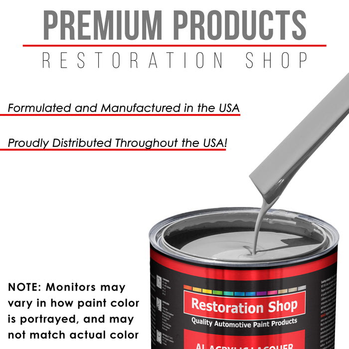 Mesa Gray - Acrylic Lacquer Auto Paint - Quart Paint Color Only - Professional Gloss Automotive, Car, Truck, Guitar & Furniture Refinish Coating