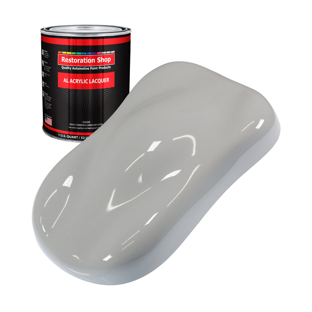 Mesa Gray - Acrylic Lacquer Auto Paint - Quart Paint Color Only - Professional Gloss Automotive, Car, Truck, Guitar & Furniture Refinish Coating