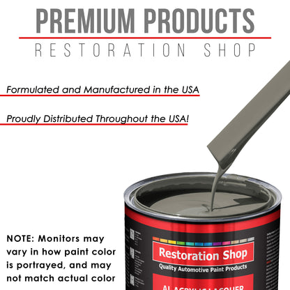 Dove Gray - Acrylic Lacquer Auto Paint - Gallon Paint Color Only - Professional Gloss Automotive, Car, Truck, Guitar & Furniture Refinish Coating