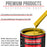 Daytona Yellow - Acrylic Lacquer Auto Paint - Quart Paint Color Only - Professional Gloss Automotive, Car, Truck, Guitar & Furniture Refinish Coating