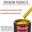 Boss Yellow - Acrylic Lacquer Auto Paint - Complete Gallon Paint Kit with Medium Thinner - Professional Automotive Car Truck Guitar Refinish Coating