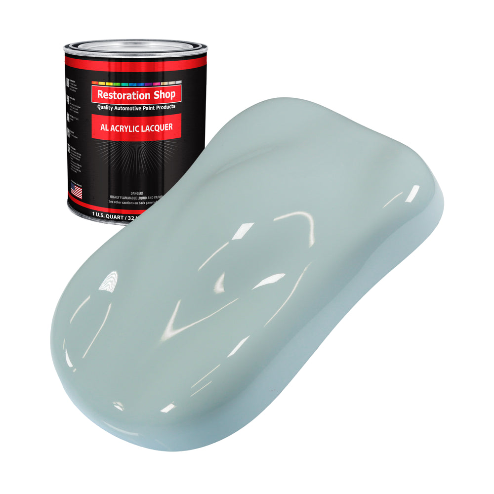 Diamond Blue - Acrylic Lacquer Auto Paint - Quart Paint Color Only - Professional Gloss Automotive, Car, Truck, Guitar & Furniture Refinish Coating