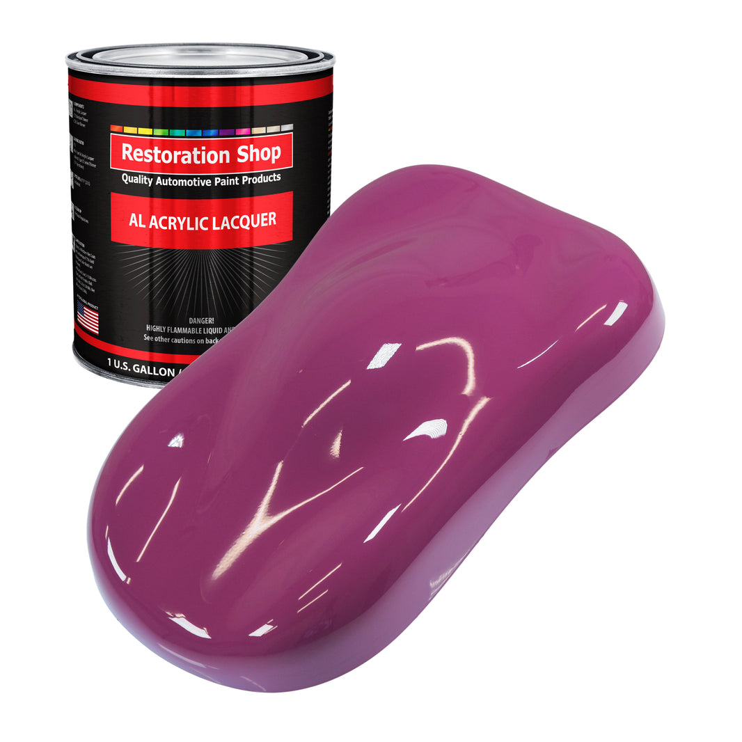 Magenta - Acrylic Lacquer Auto Paint - Gallon Paint Color Only - Professional Gloss Automotive, Car, Truck, Guitar & Furniture Refinish Coating