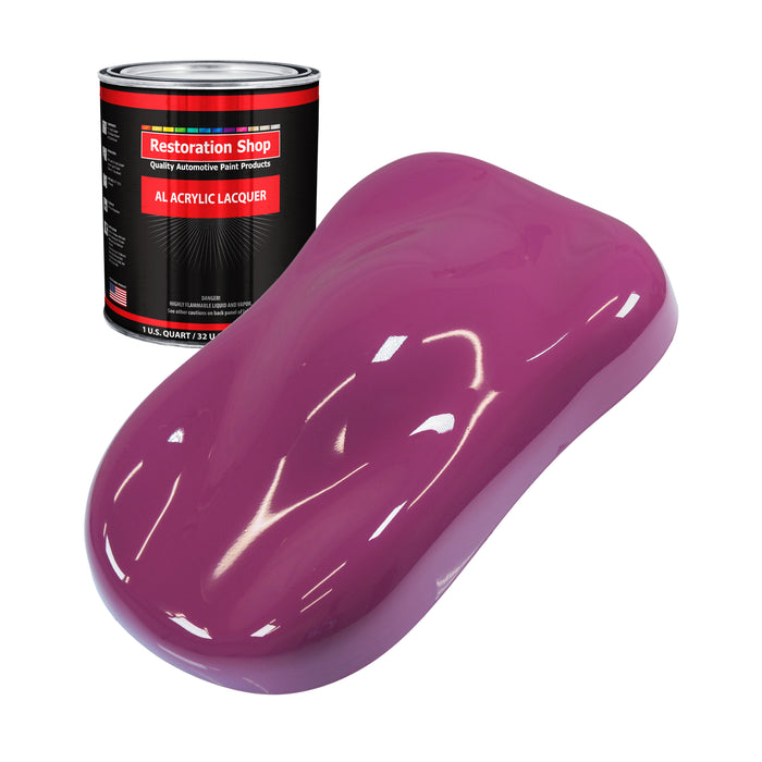 Magenta - Acrylic Lacquer Auto Paint - Quart Paint Color Only - Professional Gloss Automotive, Car, Truck, Guitar & Furniture Refinish Coating