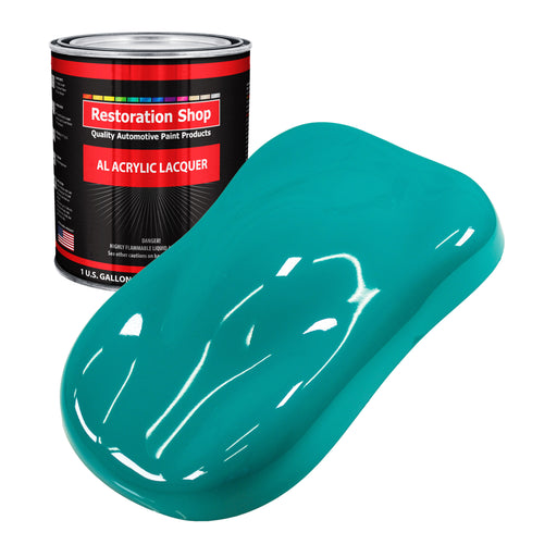 Deep Aqua - Acrylic Lacquer Auto Paint - Gallon Paint Color Only - Professional Gloss Automotive, Car, Truck, Guitar & Furniture Refinish Coating