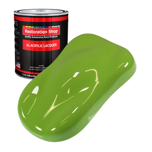 Sublime Green - Acrylic Lacquer Auto Paint - Gallon Paint Color Only - Professional Gloss Automotive, Car, Truck, Guitar & Furniture Refinish Coating
