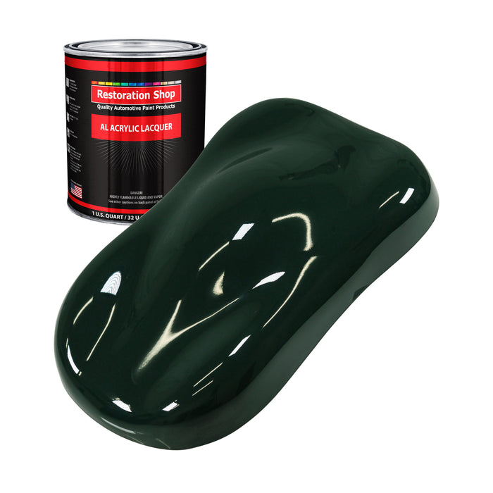 British Racing Green - Acrylic Lacquer Auto Paint - Quart Paint Color Only - Professional Gloss Automotive Car Truck Guitar Furniture Refinish Coating