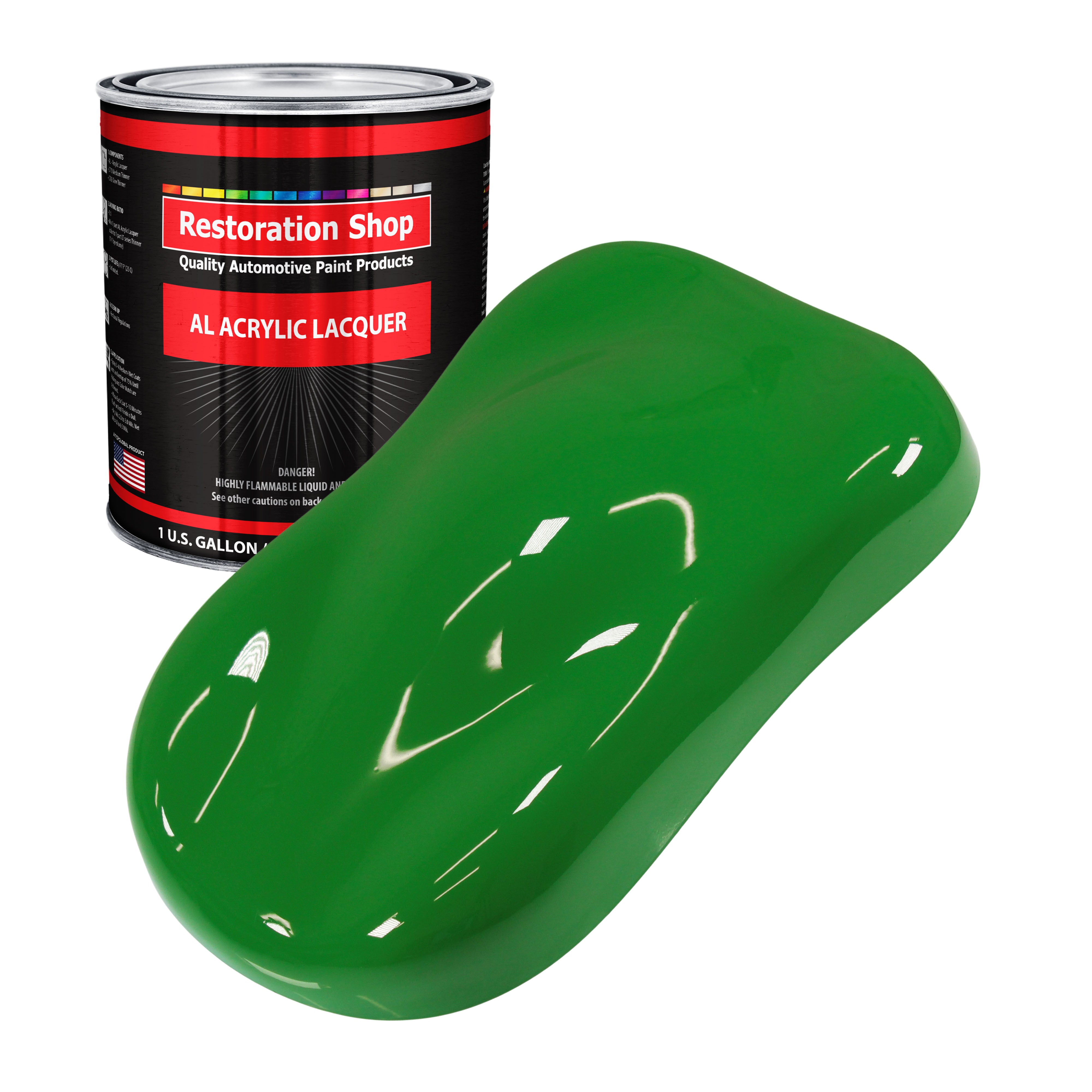 Vibrant Lime Green Acrylic Lacquer - 1 Gal. – TCP Global