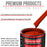 Hot Rod Red - Acrylic Lacquer Auto Paint - Complete Gallon Paint Kit with Medium Thinner - Professional Automotive Car Truck Guitar Refinish Coating