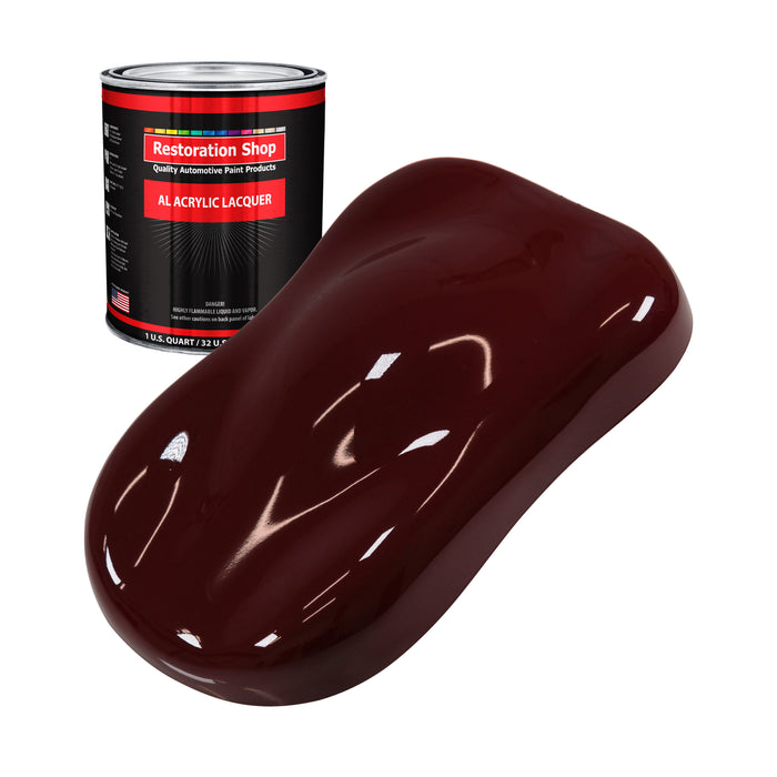 Carmine Red - Acrylic Lacquer Auto Paint - Quart Paint Color Only - Professional Gloss Automotive, Car, Truck, Guitar & Furniture Refinish Coating