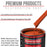 Charger Orange - Acrylic Lacquer Auto Paint - Complete Gallon Paint Kit with Slow Dry Thinner - Professional Automotive Car Truck Refinish Coating