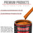 Omaha Orange - Acrylic Lacquer Auto Paint - Complete Gallon Paint Kit with Medium Thinner - Professional Automotive Car Truck Guitar Refinish Coating