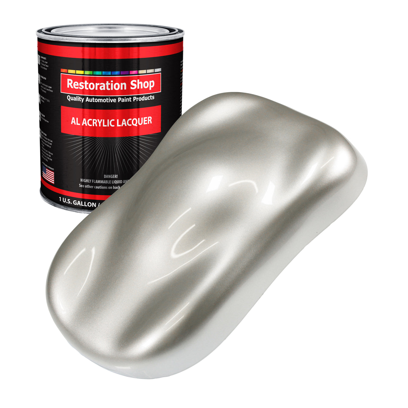 Acrylic Lacquer Paint - Sterling Silver Metallic
