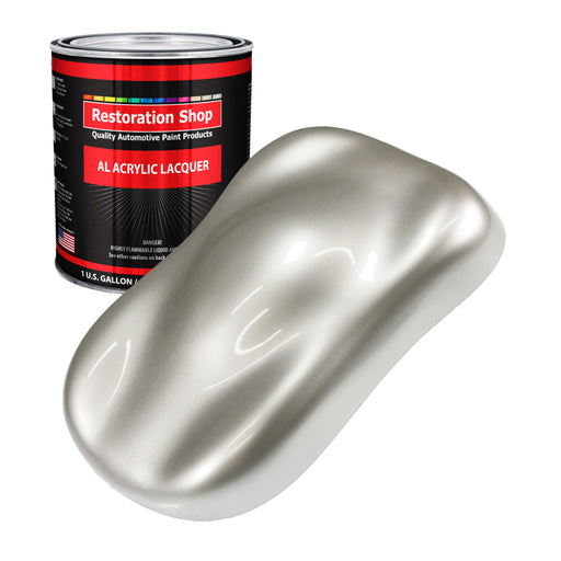 Sterling Silver Metallic - Acrylic Lacquer Auto Paint - Gallon Paint Color Only - Professional High Gloss Automotive Car Truck Guitar Refinish Coating