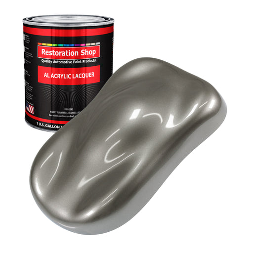 Graphite Gray Metallic - Acrylic Lacquer Auto Paint - Gallon Paint Color Only - Professional High Gloss Automotive Car Truck Guitar Refinish Coating