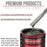 Anthracite Gray Metallic - Acrylic Lacquer Auto Paint - Complete Gallon Paint Kit with Medium Thinner - Pro Automotive Car Truck Refinish Coating