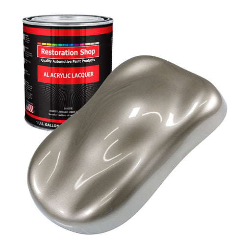 Warm Gray Metallic - Acrylic Lacquer Auto Paint - Gallon Paint Color Only - Professional Gloss Automotive Car Truck Guitar Furniture Refinish Coating