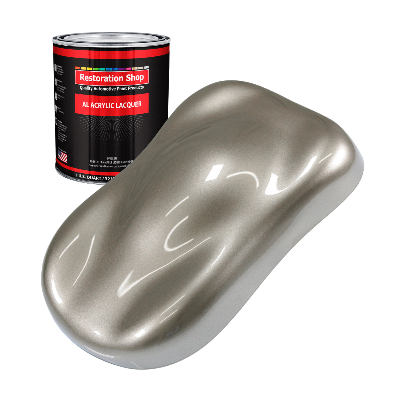 Acrylic Lacquer Paint - Warm Gray Metallic