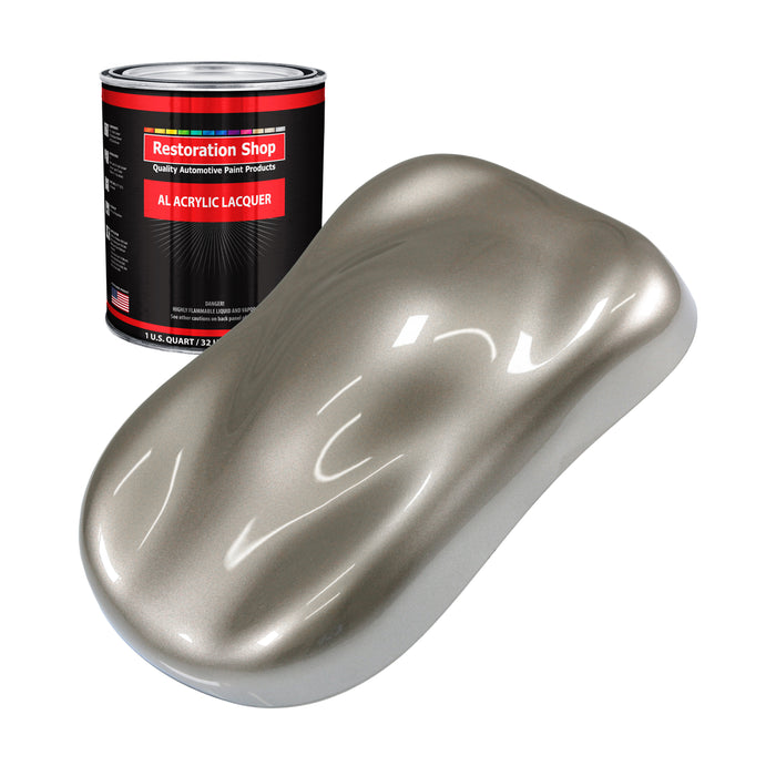 Warm Gray Metallic - Acrylic Lacquer Auto Paint - Quart Paint Color Only - Professional Gloss Automotive Car Truck Guitar Furniture - Refinish Coating