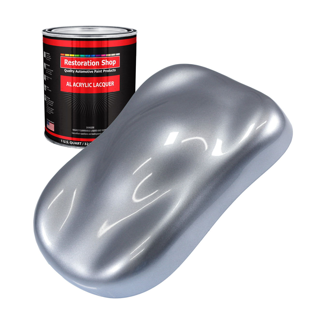 Acrylic Lacquer Paint - Cool Gray Metallic