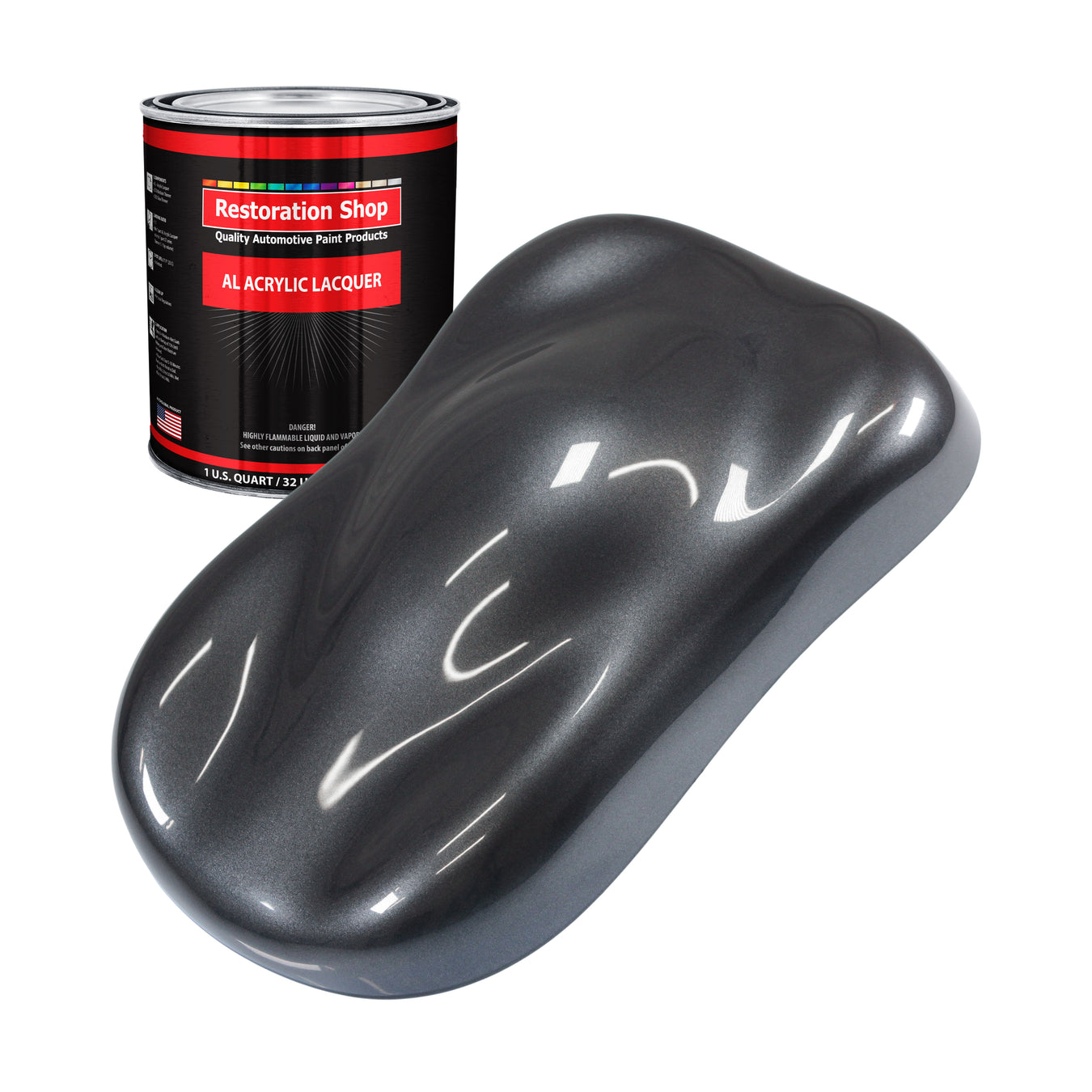 Acrylic Lacquer Paint - Gunmetal Grey Metallic