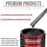 Black Sparkle Metallic - Acrylic Lacquer Auto Paint - Complete Gallon Paint Kit with Medium Thinner - Pro Automotive Car Truck Guitar Refinish Coating