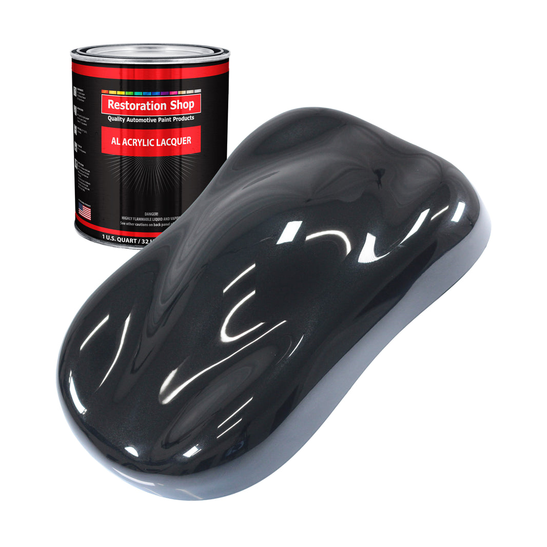 Phantom Black Pearl - Acrylic Lacquer Auto Paint - Quart Paint Color Only - Professional Gloss Automotive Car Truck Guitar Furniture Refinish Coating