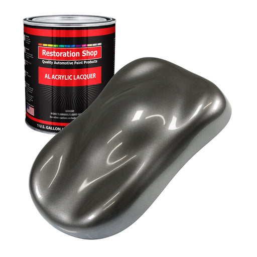 Chop Top Silver Metallic - Acrylic Lacquer Auto Paint - Gallon Paint Color Only - Professional High Gloss Automotive Car Truck Guitar Refinish Coating